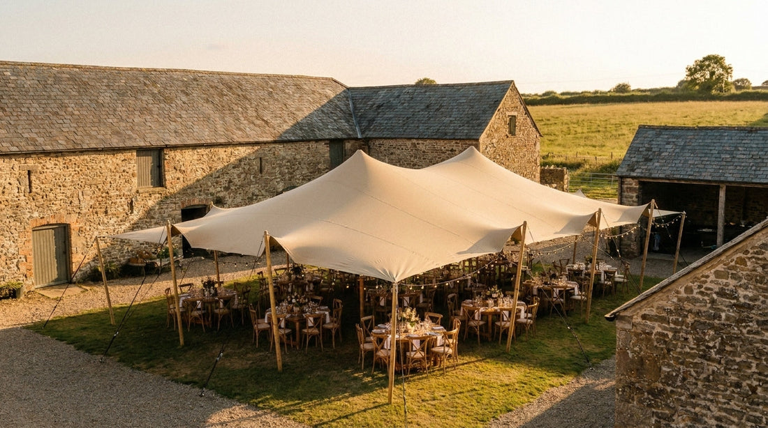 Barnum, tente étoile ou tente berbère : quelle structure choisir pour votre mariage ?