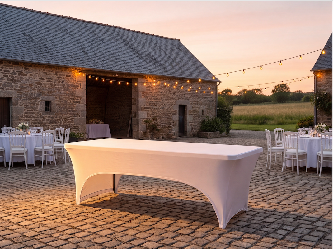 Housse table rectangulaire