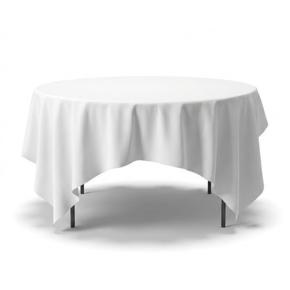 Nappe blanche polyester 240x240cm