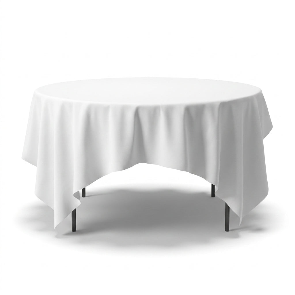 Nappe blanche polyester 240x240cm