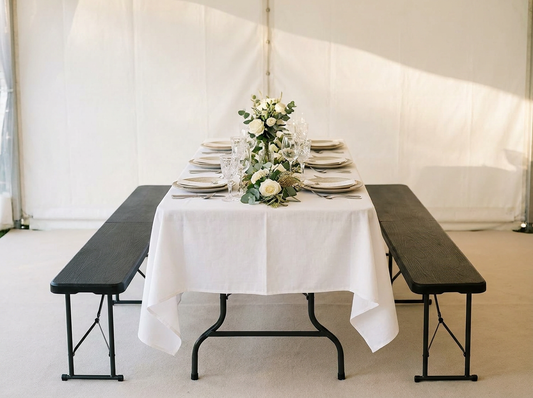 Tables avec banc 8 personnes